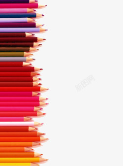 各种颜色的彩笔元素素材