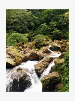 青城山山门青城山瀑布美景高清图片