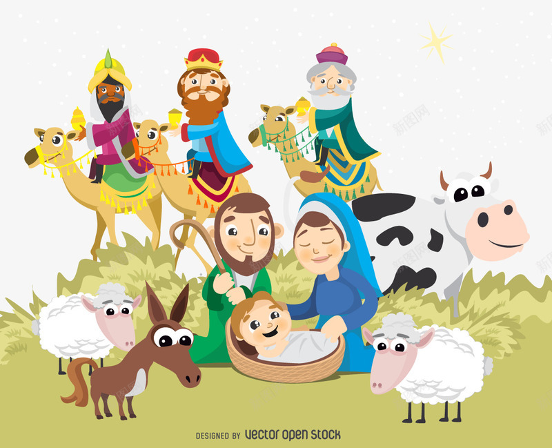 牧民的一家png免抠素材_新图网 https://ixintu.com png图片 免费png 小孩 牛 牧民的一家 羊