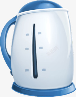 白色热水壶热水壶高清图片