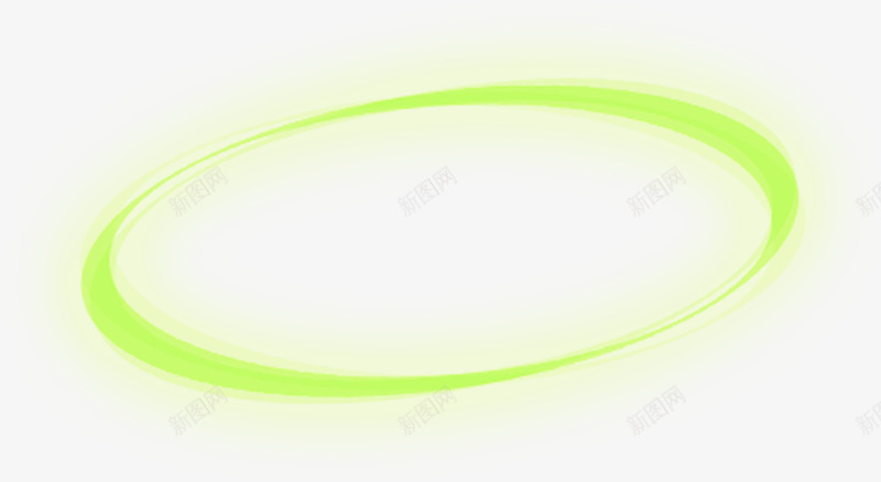 绿色卡通圆形圆环png免抠素材_新图网 https://ixintu.com 卡通 圆形 绿色 设计