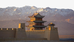 摄影图片欣赏中国荒漠城楼城堡建筑欣赏高清图片
