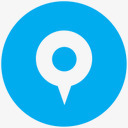 圆环蓝色标志图标png_新图网 https://ixintu.com 图标 圆环 标志 蓝色