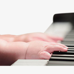 小宝宝弹钢琴的手素材