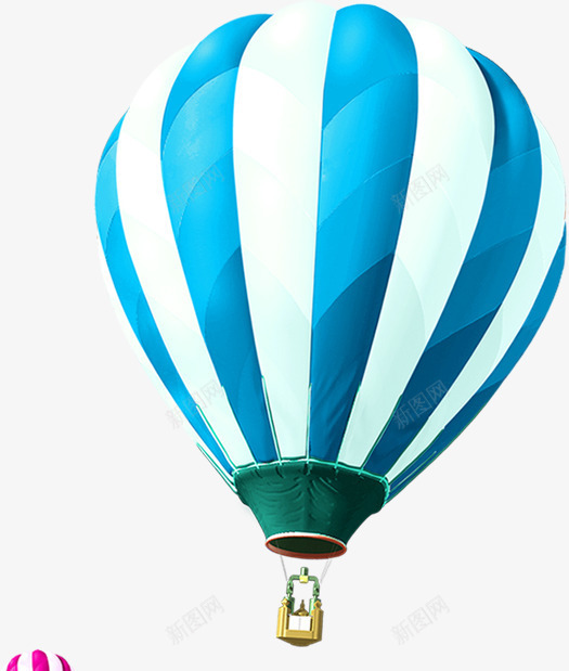 蓝白条纹海报卡通热气球png免抠素材_新图网 https://ixintu.com 卡通 条纹 海报 热气球