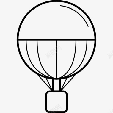 气球与条纹图标图标