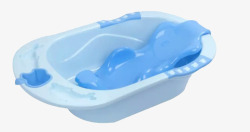 婴儿浴盆蓝色素材