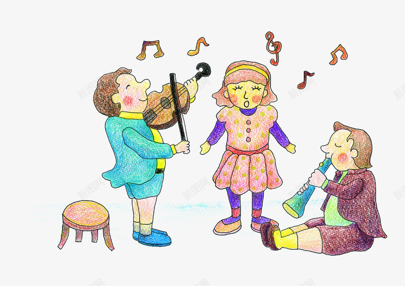 唱歌表演png免抠素材_新图网 https://ixintu.com 卡通小孩 唱歌 唱歌的人 女人 小孩唱歌 想唱就唱 话筒