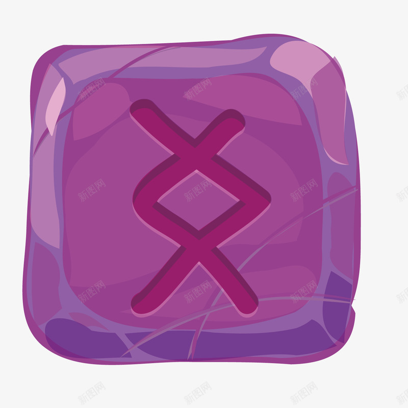 桌游紫色按钮png免抠素材_新图网 https://ixintu.com 按钮 桌游 紫色