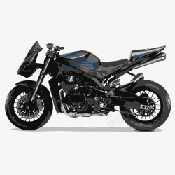 黑子车子蓝色条纹摩托车高清图片