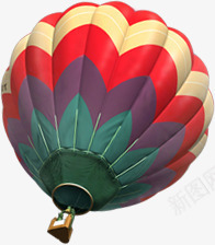 红色条纹热气球地产png免抠素材_新图网 https://ixintu.com 地产 条纹 热气球 红色