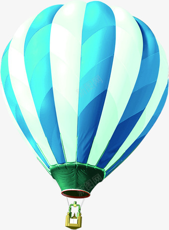 条纹蓝白飘扬热气球png免抠素材_新图网 https://ixintu.com 条纹 热气球 飘扬