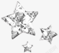 水晶五角星素材