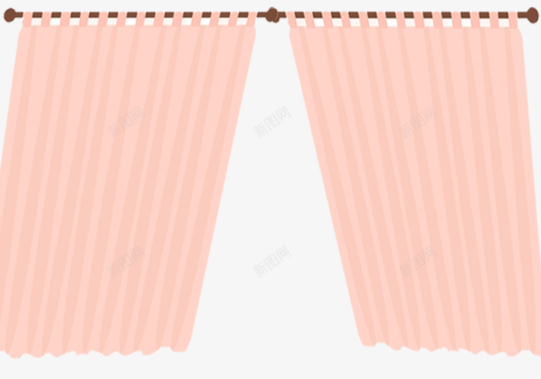 粉色细条纹窗帘png免抠素材_新图网 https://ixintu.com 免费 免费素材 帘子 房间飘窗 窗帘 粉色 粉色素材 飘窗
