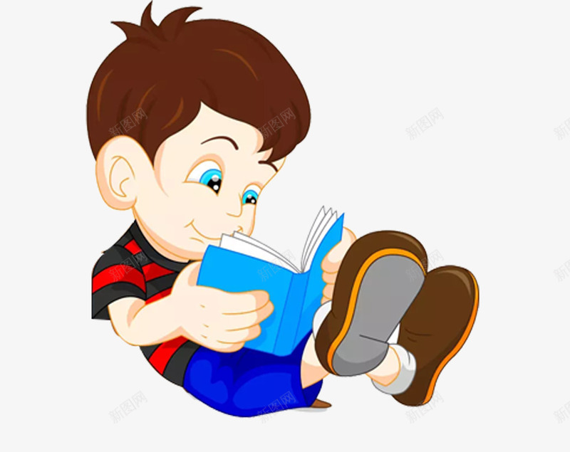 躺着看书的小孩png免抠素材_新图网 https://ixintu.com 小孩 看书 读书的人 躺着 躺着看书的小孩