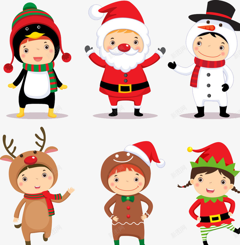 圣诞节日小孩png免抠素材_新图网 https://ixintu.com 促销 儿童 喜迎 节日