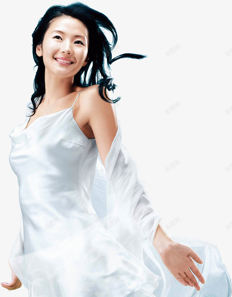 摄影女装海报白色裙子png免抠素材_新图网 https://ixintu.com 女装 摄影 海报 白色 裙子