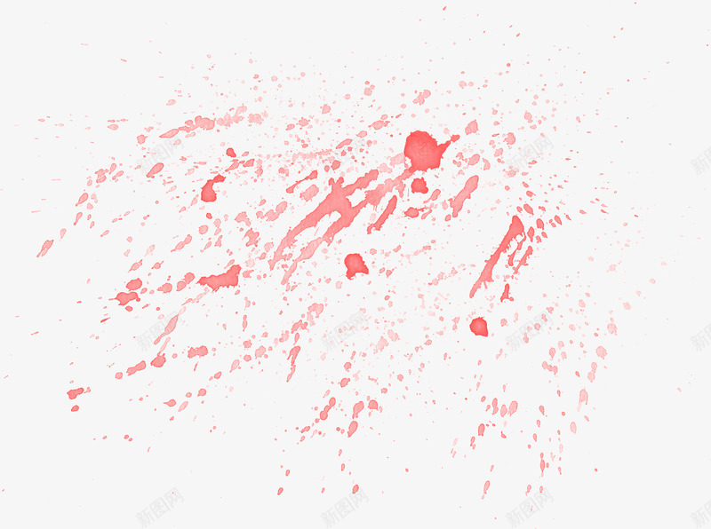 红色水彩泼墨油漆液体png免抠素材_新图网 https://ixintu.com 水彩 油漆 泼墨 液体 红色