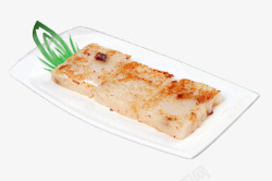 特色煎雪鱼美味潮汕小吃菜头粿高清图片