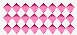 菱形粉色格子背景素材