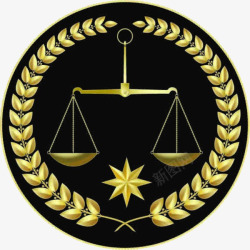 质感的有质感的天平公正图标元素高清图片