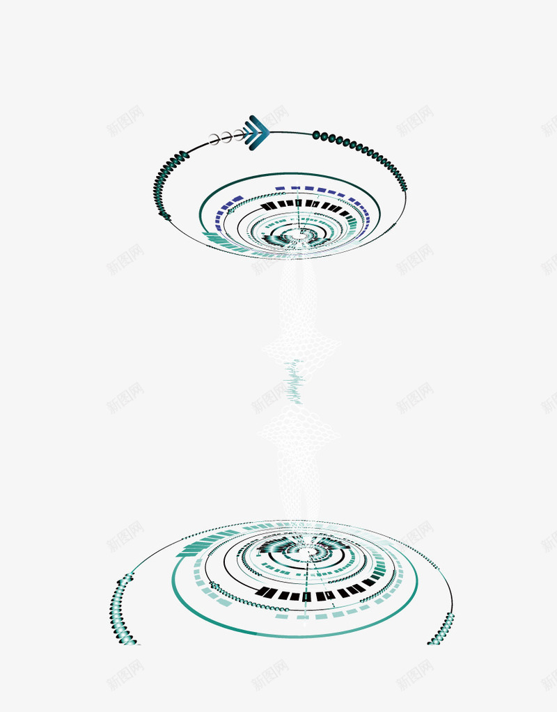 质感科技圆环png免抠素材_新图网 https://ixintu.com 圆环 矢量圆环 科技圆环 质感圆环