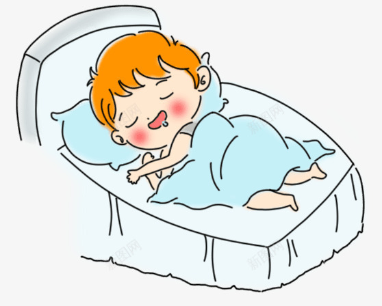 婴儿睡觉png免抠素材_新图网 https://ixintu.com 卡通婴儿 卡通小孩 婴儿素材 小孩 睡觉