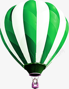 绿色卡通条纹热气球png免抠素材_新图网 https://ixintu.com 卡通 条纹 热气球 绿色