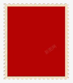 邮票底纹背景红色邮票底纹花边宝贝边框高清图片