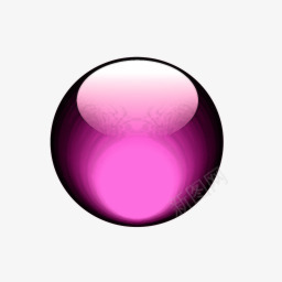 紫色立体水晶球png免抠素材_新图网 https://ixintu.com 圆形 球 立体 紫色 紫色皮球