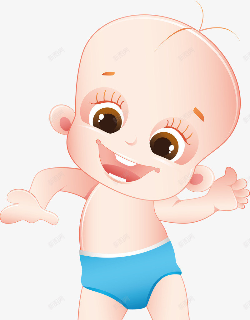 微笑小宝宝png免抠素材_新图网 https://ixintu.com 卡通 卡通婴儿 可爱 可爱的卡通婴儿矢量 婴儿 婴儿笑 婴幼儿 孩子 宝宝 宝贝