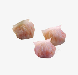 水晶虾饺单只素材