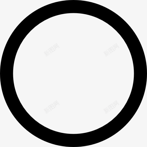 空圈图标png_新图网 https://ixintu.com 圆 形状 环围 箍