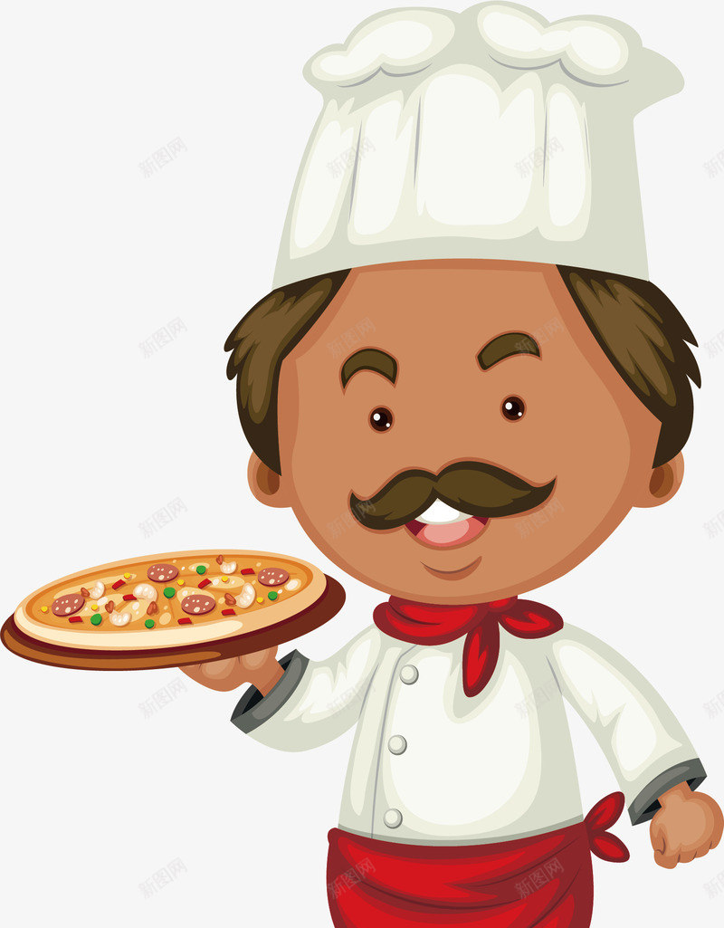 制作美味披萨的厨师矢量图ai免抠素材_新图网 https://ixintu.com 厨师 意大利披萨 意大利餐厅 披萨厨师 矢量png 美味披萨 矢量图