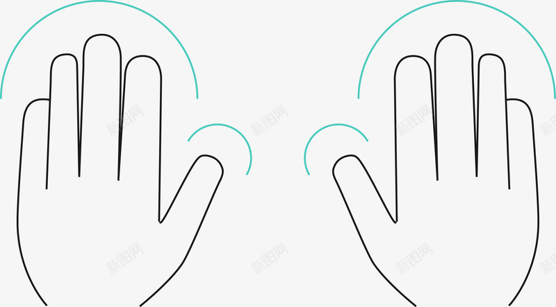 卡通手指触屏图标png_新图网 https://ixintu.com touch touch手势 上下滑动 图标 圆环 手势 手势图标 手指 扫描 滑动 点击 箭头 触屏 触屏手势 高科技