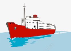 航行轮船大海中航行的轮船高清图片