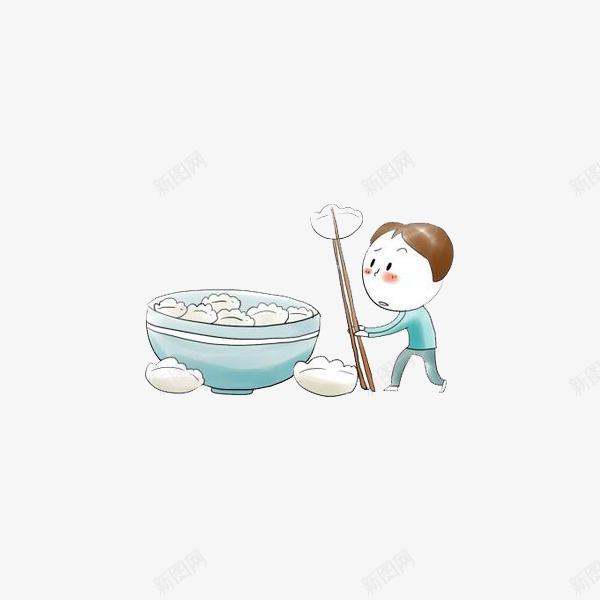用筷子吃混沌的男孩png免抠素材_新图网 https://ixintu.com 勺子 卡通 卡通馄饨 可口 手绘 男孩 筷子 美味 馄饨