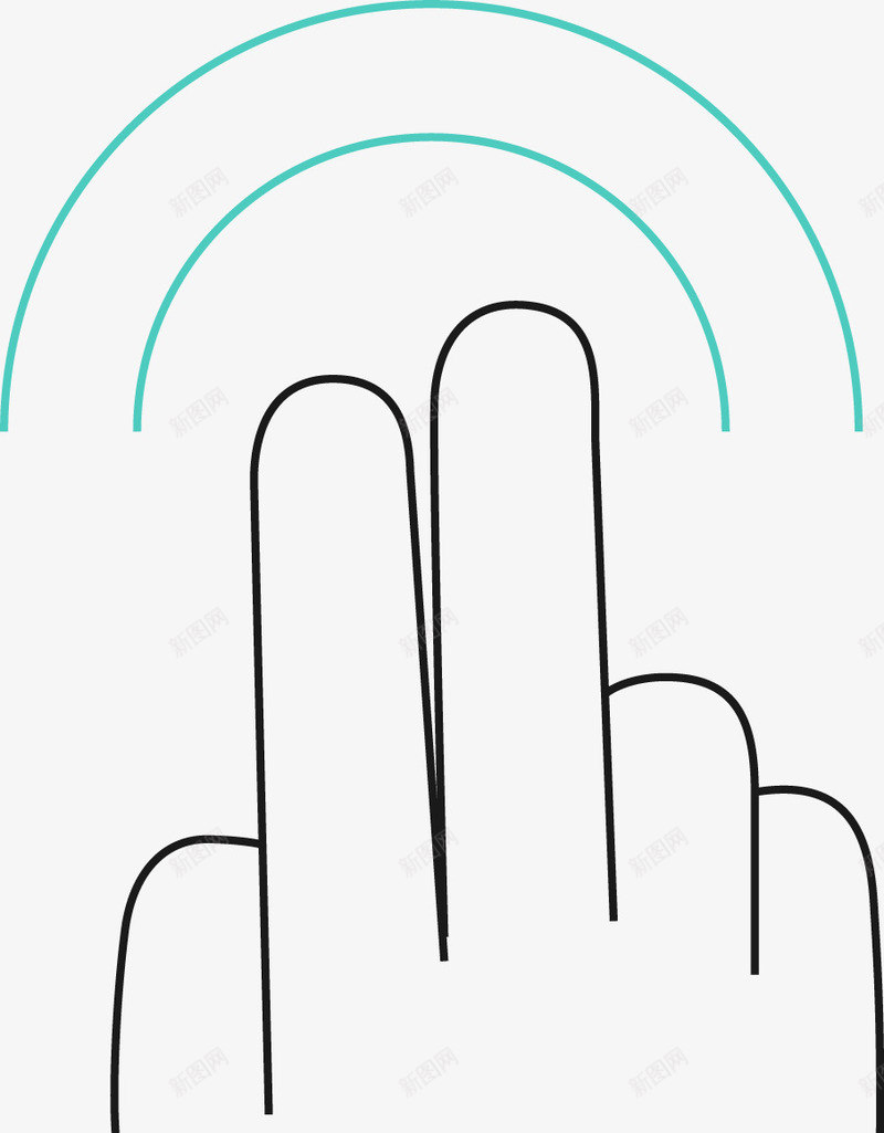 卡通手指触屏图图标png_新图网 https://ixintu.com touch touch手势 上下滑动 图标 圆环 手势 手势图标 手指 扫描 滑动 点击 箭头 触屏 触屏手势 高科技