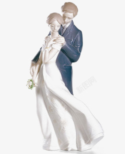 创意长裙婚礼雕像高清图片