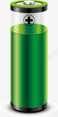 绿色电池图图标图标