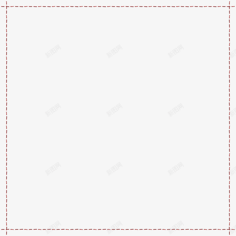 花边png免抠素材_新图网 https://ixintu.com 手绘 花边 虚线 边框