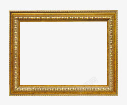 老式褐色黑长方形相框金色老式木框架摄影高清图片