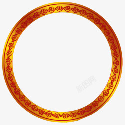 装饰圆环中国风素材