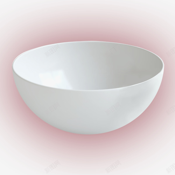 白色发光的碗元素png免抠素材_新图网 https://ixintu.com 光芒 圆弧 渐变 白色 立体 陶瓷 餐具