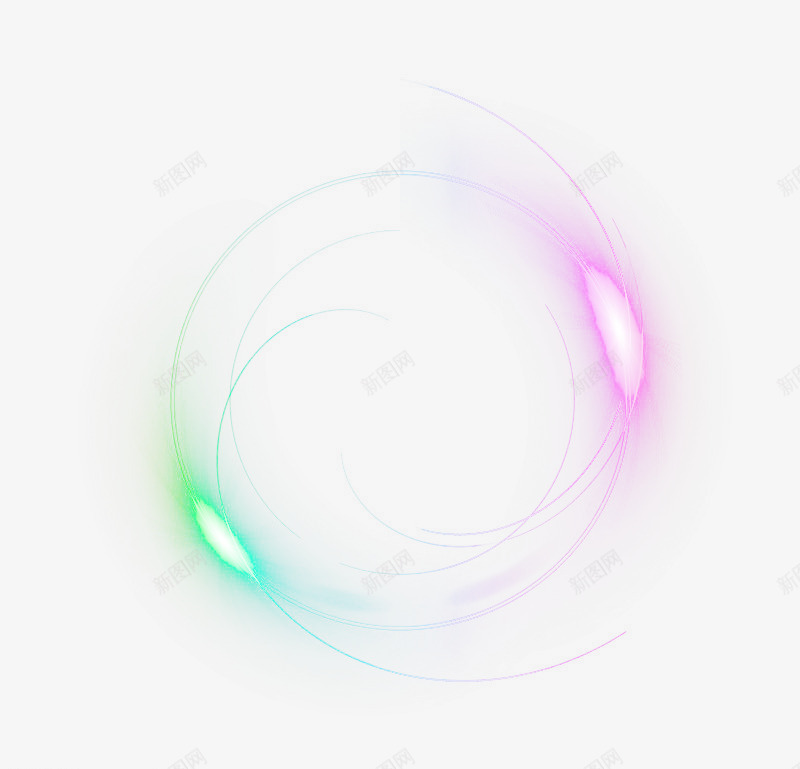 发光的圆环png免抠素材_新图网 https://ixintu.com 发光 圆环 素材 紫色