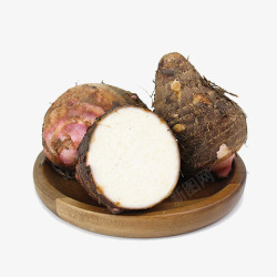 新鲜红布林美味的芋头实物图高清图片