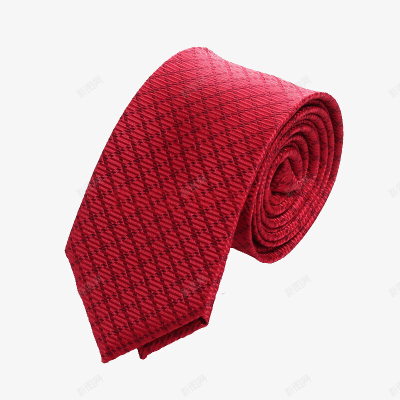 才子男士格子两色领带png免抠素材_新图网 https://ixintu.com 产品实物 男士 红色格子 领带 黑色条纹
