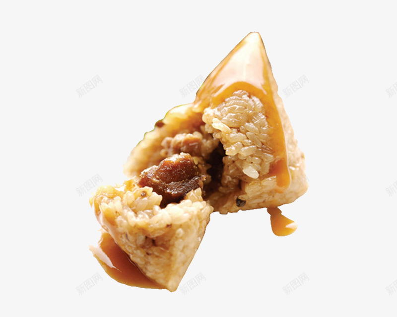 传统食物粽子png免抠素材_新图网 https://ixintu.com png元素 传统食物 端午节食物 肉粽