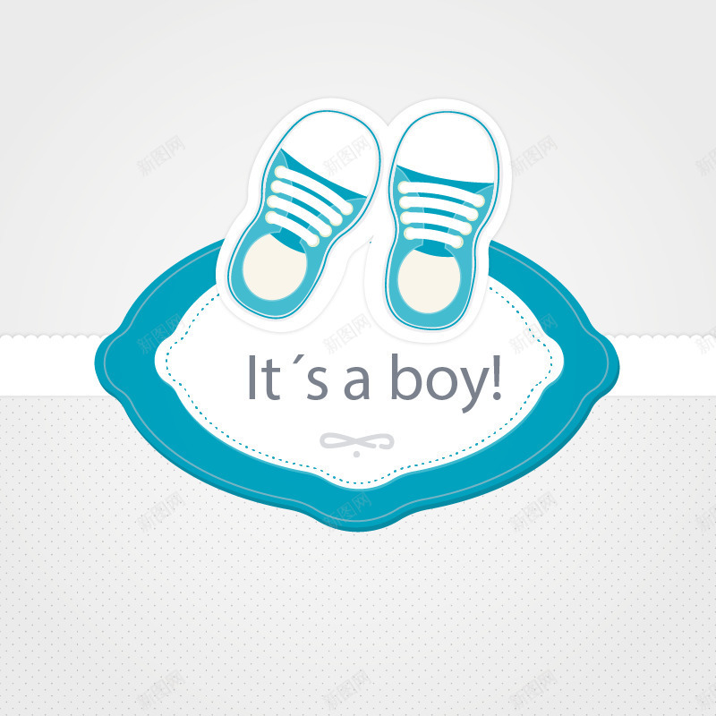 蓝色婴儿用品无缝背景png免抠素材_新图网 https://ixintu.com 婴儿标签 婴儿用品 婴儿鞋 无缝背景