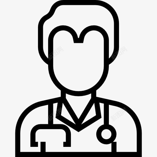 医生图标png_新图网 https://ixintu.com 医生 医疗卫生 头像 工作 用户 社会概况 职业 职业和工作 行业